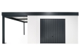 GARDEON® Gartenhaus mit sicherer Garagentür von Hörmann